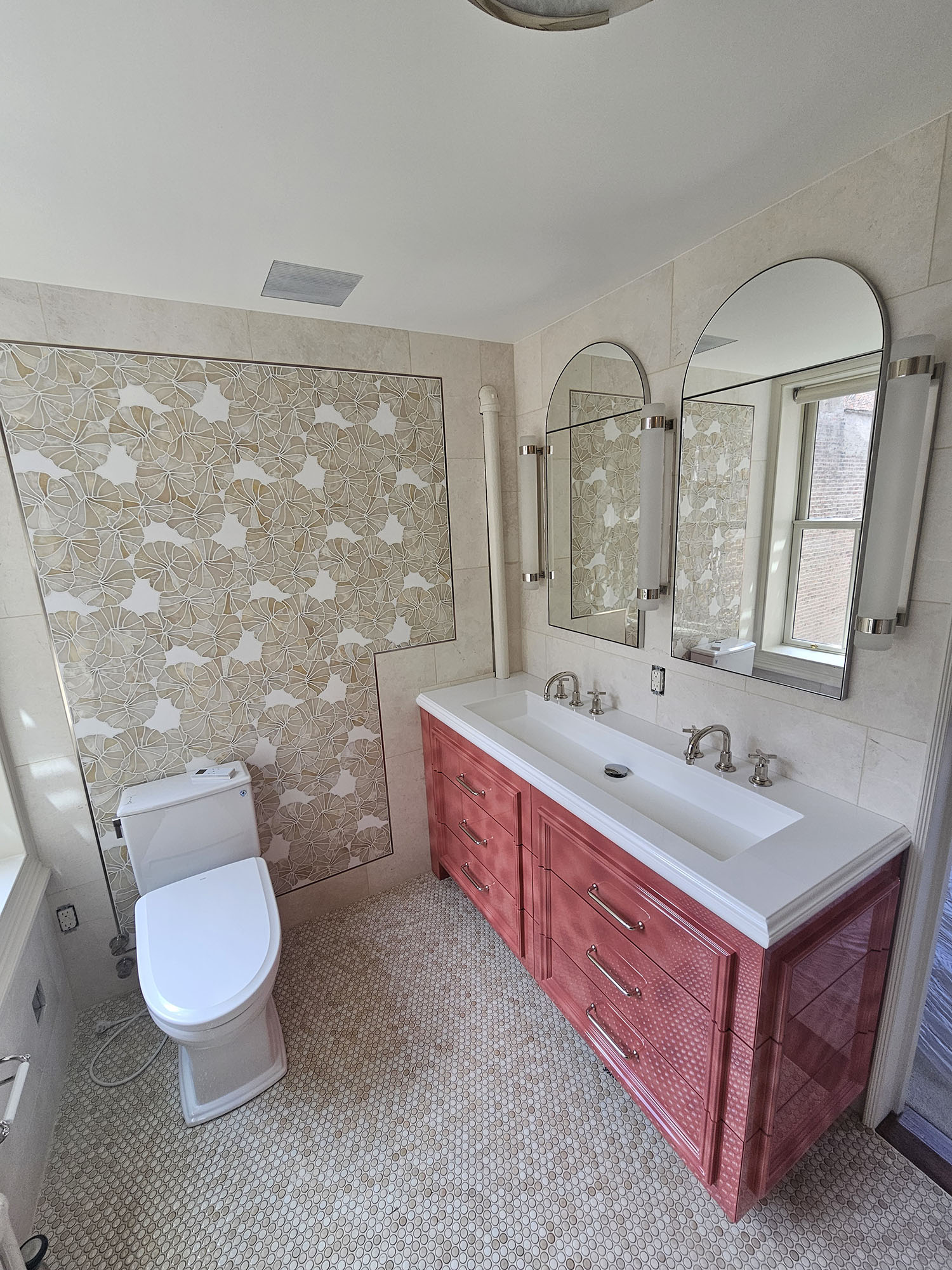 Wall tiling project Brooklyn NYC