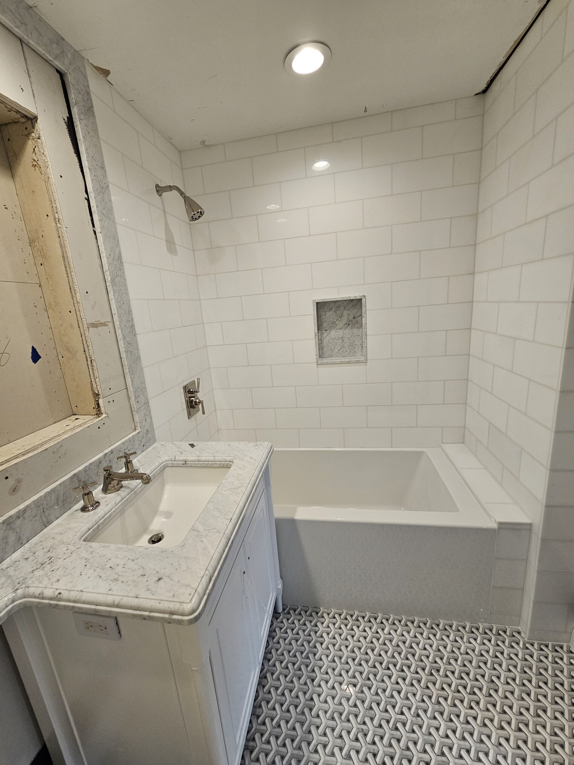 Kitchen splashback project Manhattan NYC