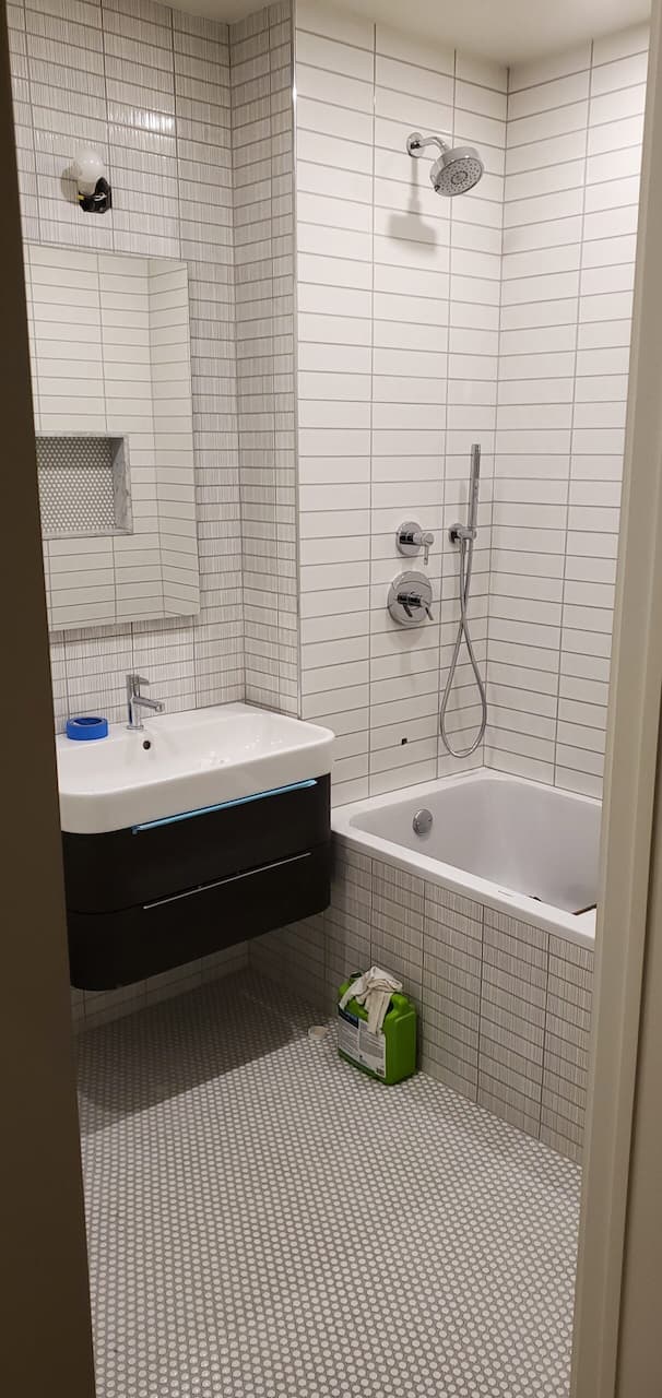 Bathroom renovation project, Queens NYC