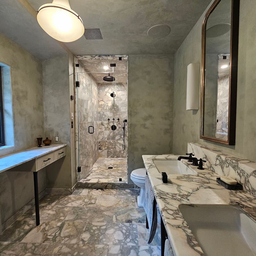 Shower tile installation project, Queens NYC