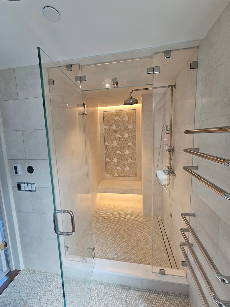 Tile installation project, Manhattan NYC